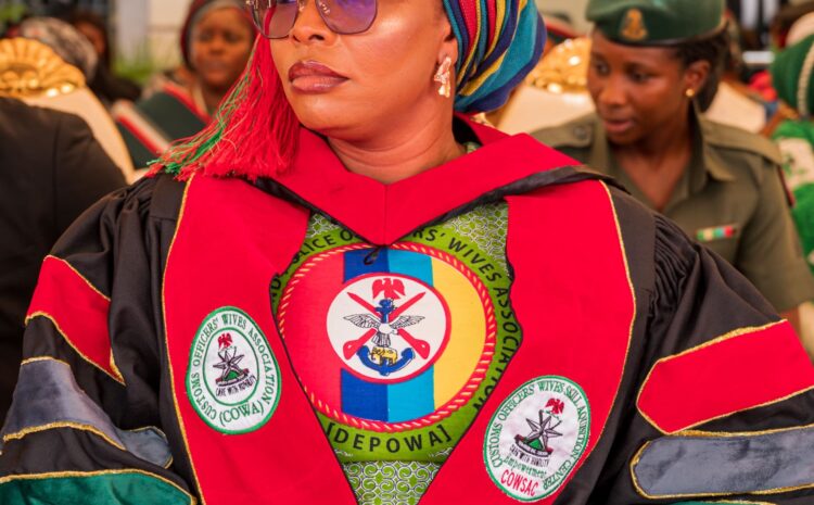  PRESIDENT DEPOWA AND MEMBERS ATTENDED THE GRADUATION CEREMONY OF CUSTOMS OFFICERS’ WIVES ASSOCIATION SKILLS ACQUISITION TRAINING CENTRE AT KARU ABUJA ON THURSDAY, 22 MAY 2025
