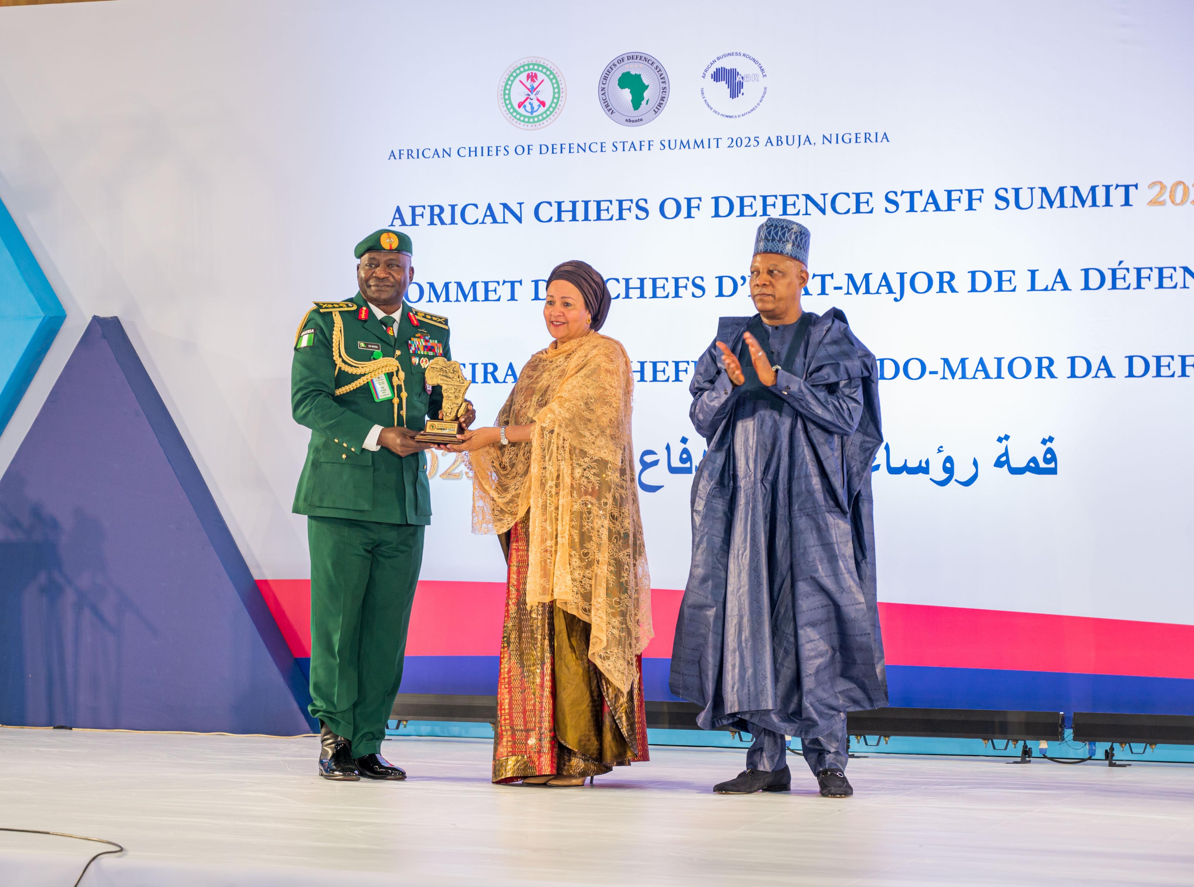  PRESIDENT DEPOWA GRACE THE OPENING CEREMONY OF THE AFRICAN CHIEFS OF DEFENCE STAFF SUMMIT 2025